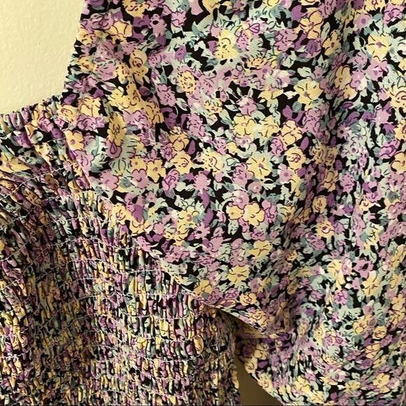 Floral Soffy Peplum Blouse Vero Moda  Sz M  NWT - Picture 5 of 11